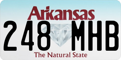 AR license plate 248MHB