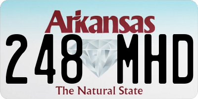 AR license plate 248MHD