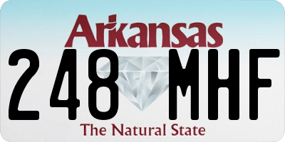 AR license plate 248MHF