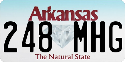 AR license plate 248MHG