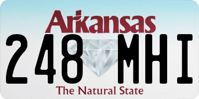 AR license plate 248MHI