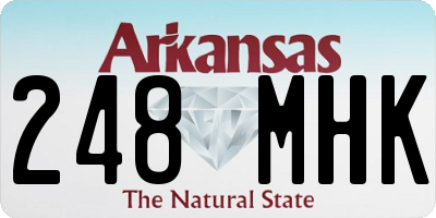 AR license plate 248MHK