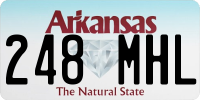 AR license plate 248MHL