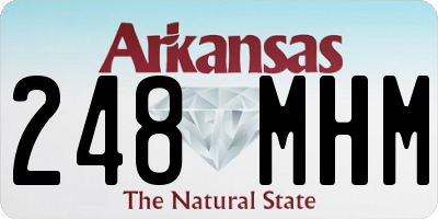 AR license plate 248MHM