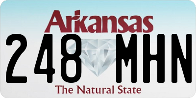 AR license plate 248MHN