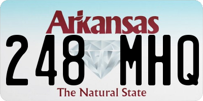 AR license plate 248MHQ