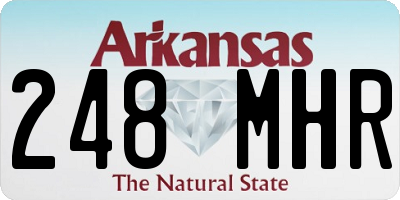 AR license plate 248MHR