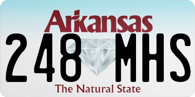AR license plate 248MHS