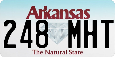 AR license plate 248MHT