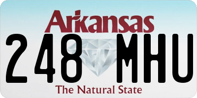 AR license plate 248MHU