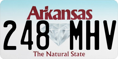 AR license plate 248MHV