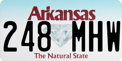 AR license plate 248MHW