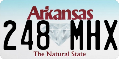 AR license plate 248MHX