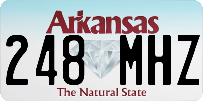 AR license plate 248MHZ