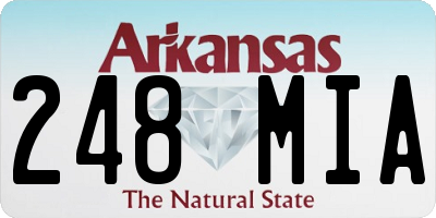 AR license plate 248MIA