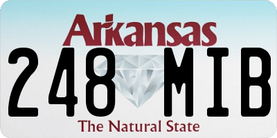 AR license plate 248MIB