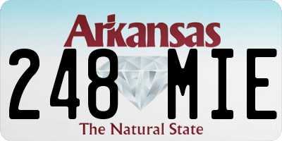 AR license plate 248MIE