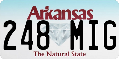 AR license plate 248MIG