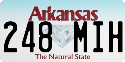 AR license plate 248MIH