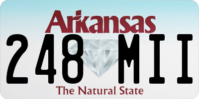 AR license plate 248MII