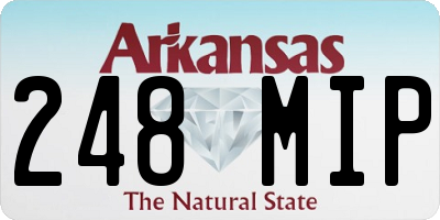 AR license plate 248MIP