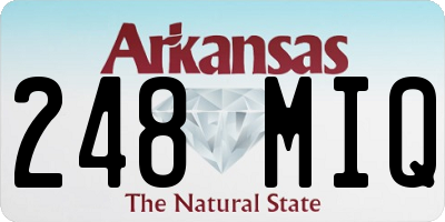 AR license plate 248MIQ