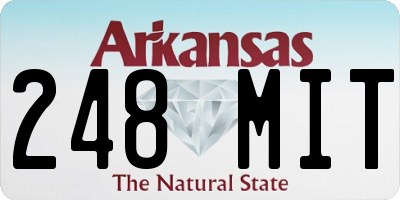 AR license plate 248MIT