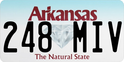 AR license plate 248MIV