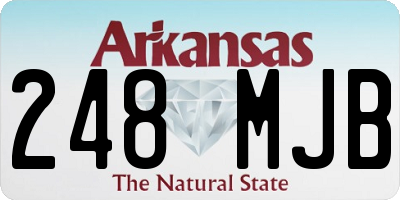 AR license plate 248MJB
