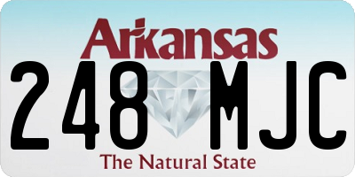 AR license plate 248MJC