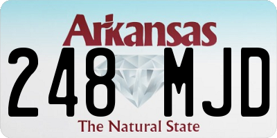 AR license plate 248MJD