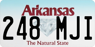 AR license plate 248MJI