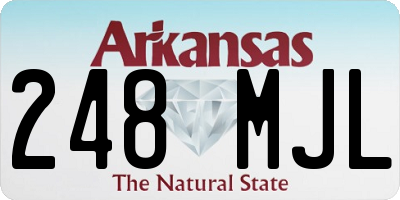 AR license plate 248MJL