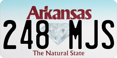 AR license plate 248MJS
