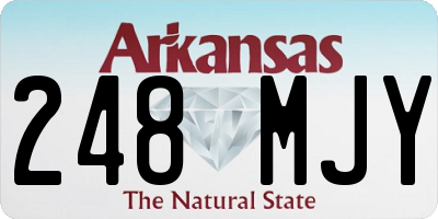 AR license plate 248MJY
