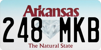 AR license plate 248MKB
