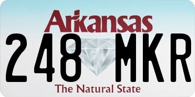 AR license plate 248MKR