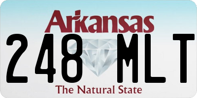 AR license plate 248MLT