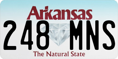 AR license plate 248MNS