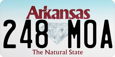 AR license plate 248MOA