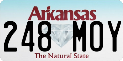 AR license plate 248MOY