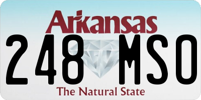 AR license plate 248MSO
