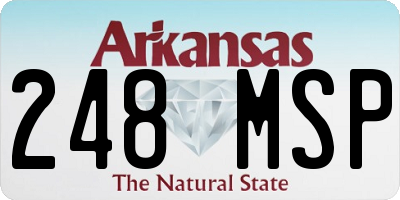 AR license plate 248MSP
