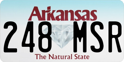 AR license plate 248MSR