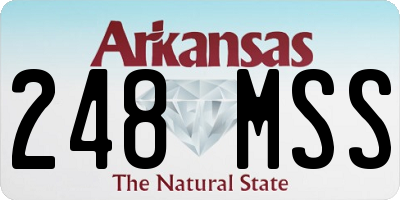 AR license plate 248MSS
