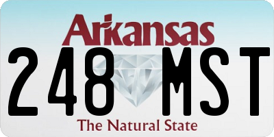 AR license plate 248MST