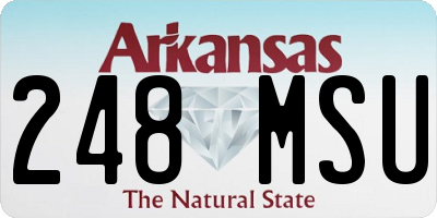 AR license plate 248MSU