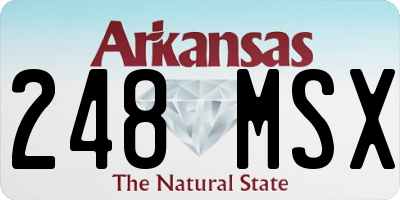 AR license plate 248MSX