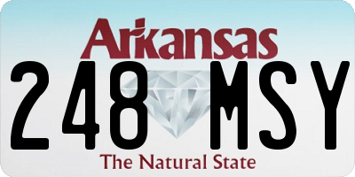 AR license plate 248MSY