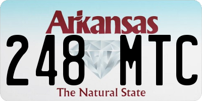 AR license plate 248MTC